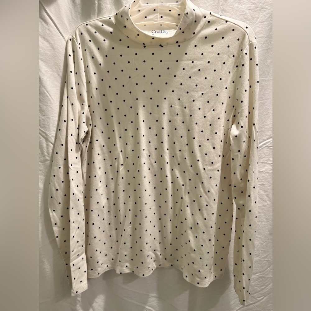 Croft & Barrow Preppy Mock Neck Women’s Top